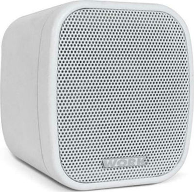 Work Passive On-wall Speakers 50W NEO 3 (Pair) 9.5x8.5x10cm in White Color