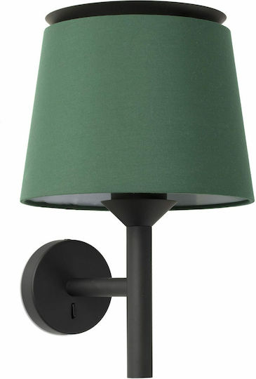 Faro Barcelona Savoy Classic Lamp Wall with Socket E27 Green 23cm