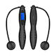 Wireless Springseil Fitness Schwarz mit Meter