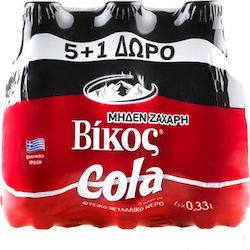 Βίκος Zero Cola με Ανθρακικό, Χωρίς Ζάχαρη 6x330ml Βίκος Zero Cola με Ανθρακικό, Χωρίς Ζάχαρη 6x330ml