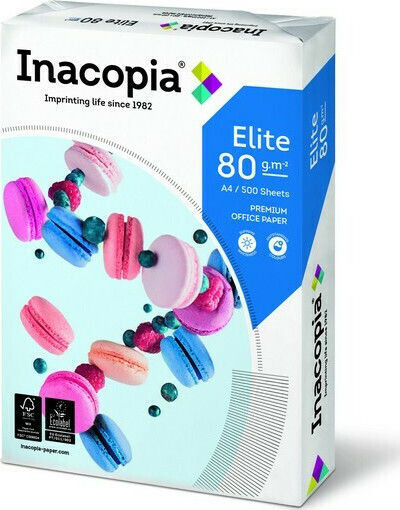 Inacopia Elite Χαρτί Εκτύπωσης A4 80gr/m² 500 φύλλα