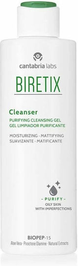 Cantabria labs Biretix Facial Cleansing Gel for Oil Control & Antioxidant Action 200ml