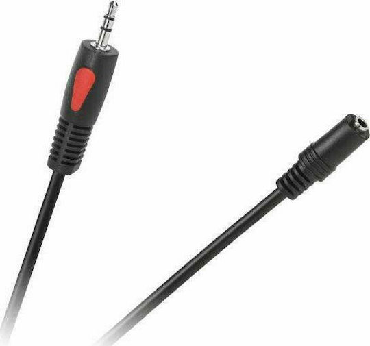 Cabletech Καλώδιο Ήχου 3.5mm male - 3.5mm female Μαύρο 3m KPO4006-3.0