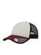 Rapper 847 Trucker Cap Black/White/Burgundy