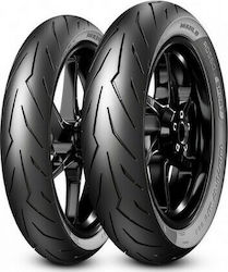 Pirelli Diablo Rosso 100/90-14 57S Reinf / Tubeless Sport Back Motorcycle Tyre Medium