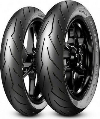 Pirelli Diablo Rosso 90/90-14 46S C Sport Λάστιχο Μοτοσυκλέτας για Μπροστά/Πίσω Medium