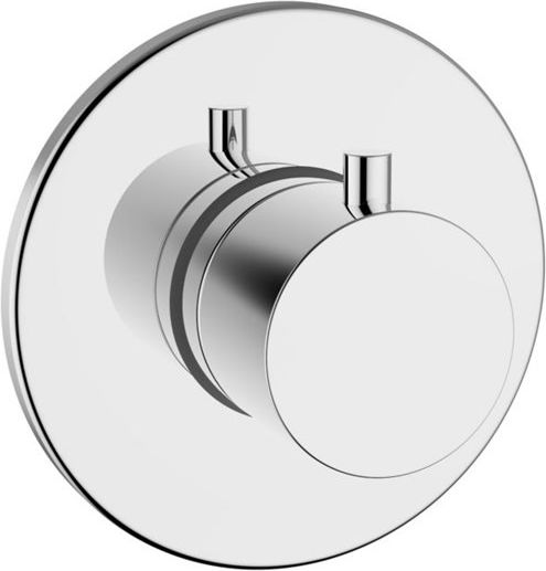 Ottone Meloda Thermostatics Μίκτης Μπαταρίας Εντοιχισμού Ντουζιέρας 5 Εξόδων Ασημί