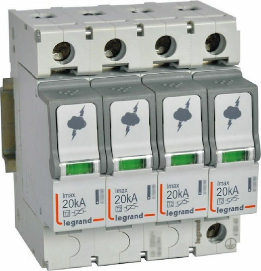 Legrand 4-Poles Inspired T2 Panel Lightning Protection 20kA 20kA