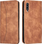 Bodycell PU Leather Synthetic Leather Book Brown (Galaxy A70)