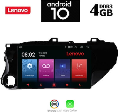 Lenovo Sistem Audio Auto pentru Toyota Hilux 2017> (Bluetooth/USB/AUX/WiFi/GPS/Partitură) cu Ecran Tactil 10.1" LENOVO SSX9966_GPS