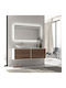 Karag Adel Rectangular Bathroom Mirror Led 120x80cm