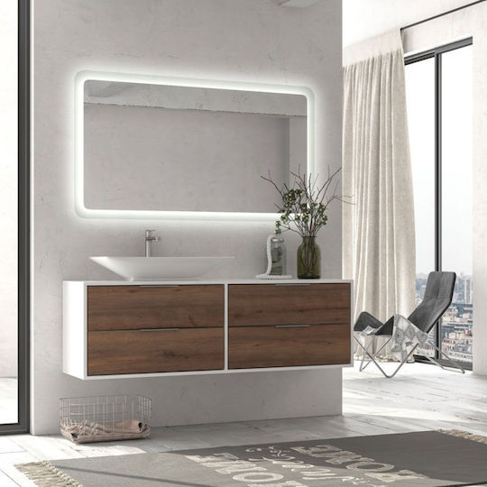 Karag Adel Rectangular Bathroom Mirror Led 120x80cm
