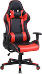 Zita Plus A6250 Καρέκλα Gaming Δερματίνης Μαυρο/Κοκκινο