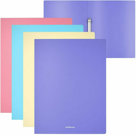 ErichKrause Clipboard with 2 Rings 2/32 for Paper A4 (Μiscellaneous colours) 1pcs