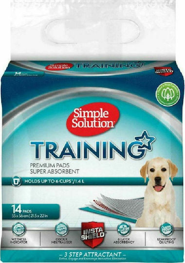 Simple Solution Training Pads Hundewindeln 55x56cm 14τμχ 56x55cm 14Stück