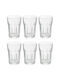 Sidirela Maroco Set of Glasses Water made of Glass 390ml 6pcs