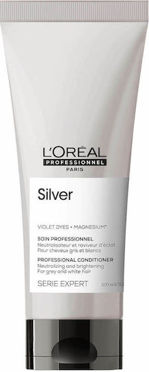 L'Oréal Professionnel Silver Conditioner Διατήρησης Χρώματος για Βαμμένα Μαλλιά 200ml