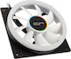 Cryorig Crona X Case Fan 120mm 1700rpm with ARGB Lighting and 4-Pin PWM Connection White
