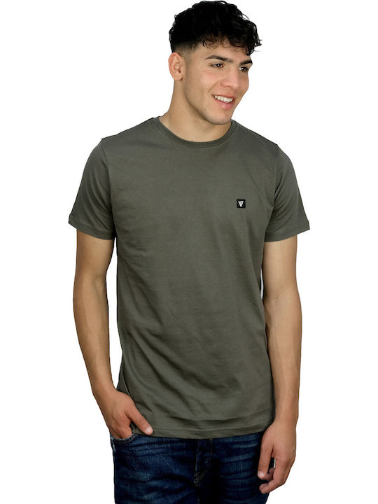 Magnetic North Men's Athletic T-shirt Short Sleeve Khaki