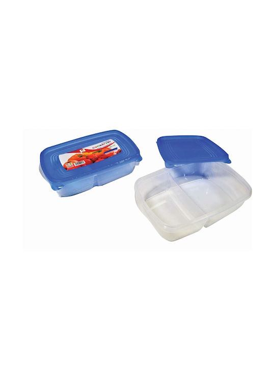 Sidirela Microwave Plastic Lunch Box Transparent 16x16cm 3pcs