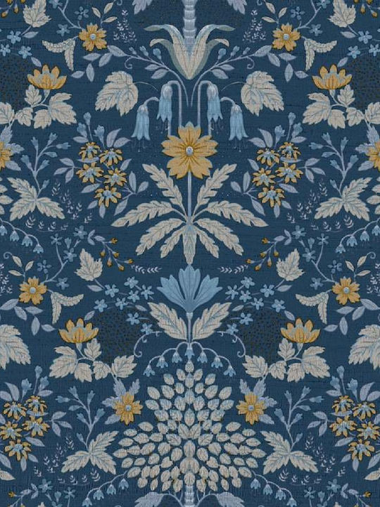 Wallpaper Vinyl Blue L1005xW53cm Washable