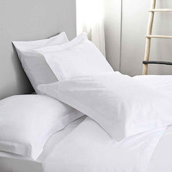 Sprintzio Hotel Sheet White Queen Size 240x260cm Cotton & Polyester 1pcs