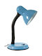 ARlight Schreibtischlampe mit flexiblem Arm für Fassung E27 in Blau Farbe