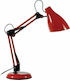 ARlight HD812 Office Lamp with Foldable Arm for Socket E27 in Red Color