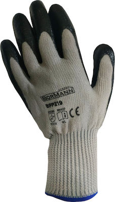 Bormann BPP219 Safety Glofe Nitrile Gray