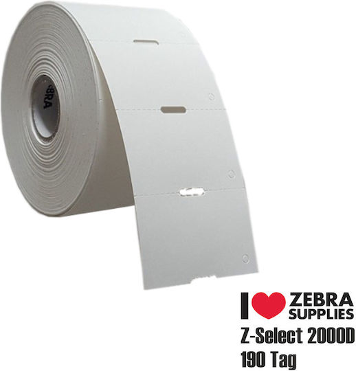 Zebra Z-Select 2000D 190 Tag 967 Самозалепващи етикетни ролки за етикетен принтер 57x35мм 1бр
