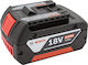 Bosch Werkzeugbatterie Lithium 18V mit Kapazität 4Ah Batterie GBA 18V 4Ah