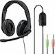 HAMA HS-P200 On Ear Căști Multimedia cu microfon și conexiune Jack de 3,5 mm