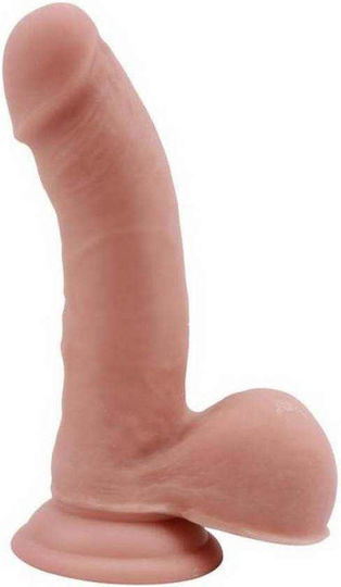 Chisa Novelties Fornicator Glass Dildo with Balls and Suction Cup Flesh 19cm