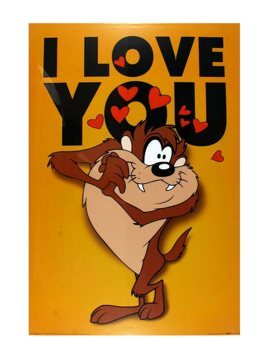 OEM Poster Taz I Love You 68 X 99εκ