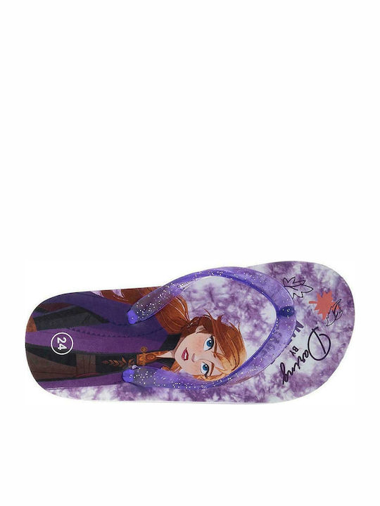 Disney Șlapi pentru copii Flip Flops Congelat Lila