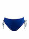 Solano Swimwear June Bikini Alunecare Talie înaltă cu Șnururi Albastru