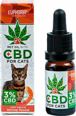 Euphoria CBD Oil 3% For Cats 10ml