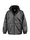 Result Kinderjacke Kurz mit Futter Schwarz Microfleece Lined