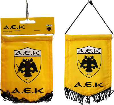 Stamion AEK ΒC Banner Flag 14.5cm Yellow