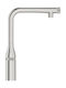 Grohe Essence Smart Control Kitchen Faucet Counter with Pull-Out Spray Silver