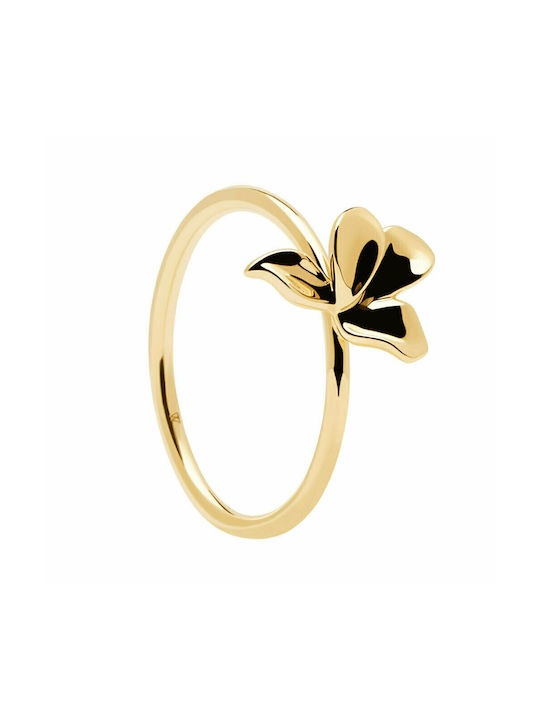 P D Paola Women's Gold Plated Silver Ring