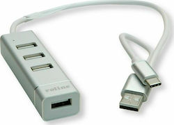 Roline USB-Hub 4 Anschlüsse (USB-A) 14.02.5037 Roline USB-Hub 4 Anschlüsse (USB-A) 14.02.5037