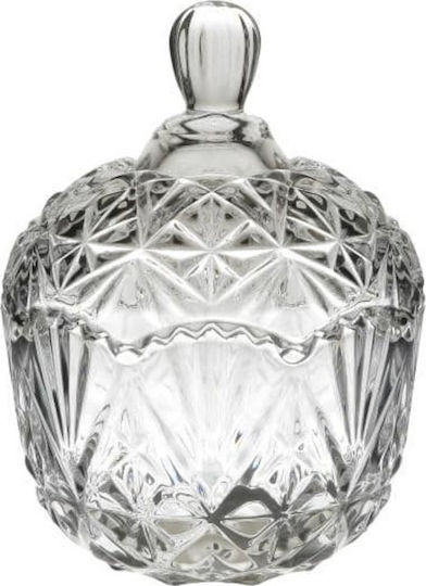Click Φοντανιέρα Glas mit Deckel 13x13x19cm Transparent Click Φοντανιέρα Glas mit Deckel 13x13x19cm Transparent