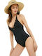 Dorina Halterneck Swimsuit Nakuru Eco Black