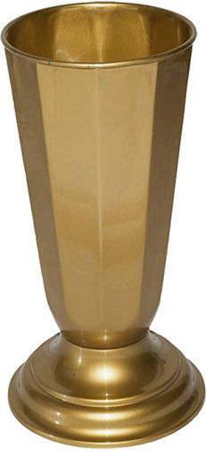 Marhome Decorative Vase Flakon Szwed Gold 16x16x39cm