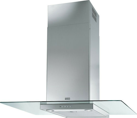 Franke T-Glass Linear FGL 925 XS NP Κρύσταλλο Απορροφητήρας Καμινάδα 90cm Inox
