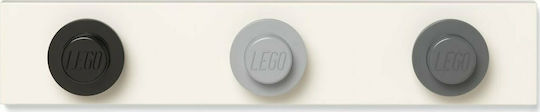 LEGO Agățători De Perete Din Plastic Cu 3 Compartimente 33x6.5cm