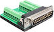 DeLock Adapter Sub-D 25 pin male Terminal Block 27 pin (65318)