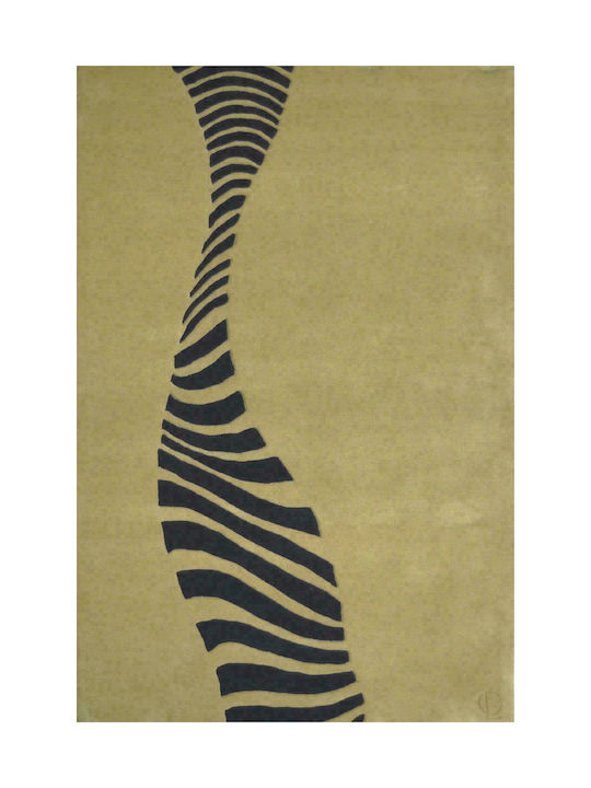 Carpet Ever Modern Yellow-Black 160X230cm