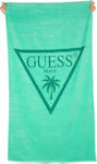 Guess Beach Towel Cotton Blue 180x100cm. F02Z00SG00L-G753